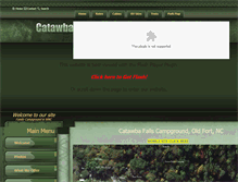 Tablet Screenshot of catawbafalls.com